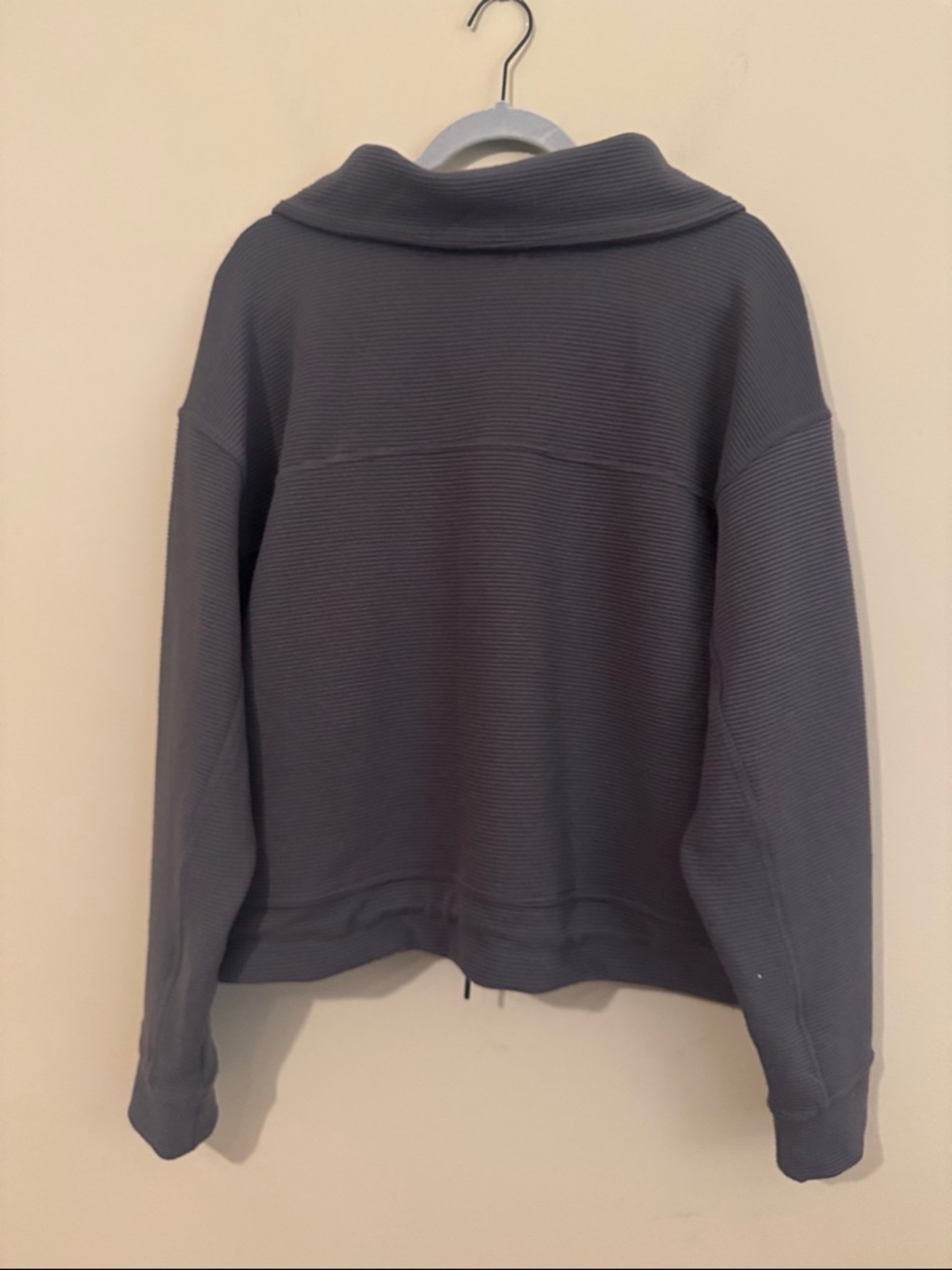 Zella Kickback Ottoman Half Zip Pullover, Grey, Size Large - Picture 12 of 14